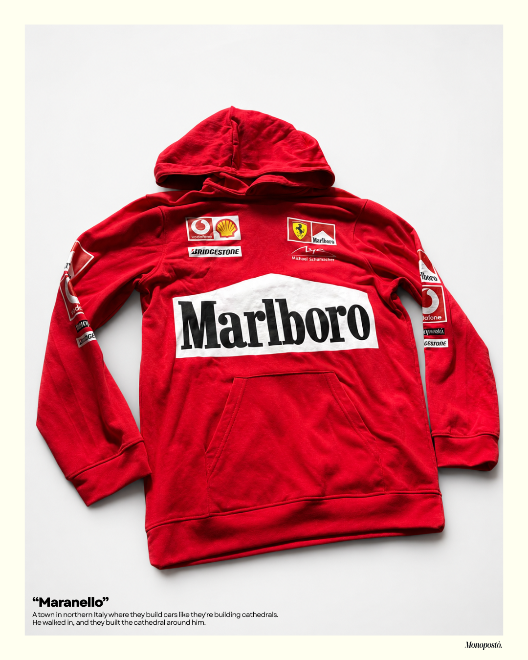Maranello hoodie front